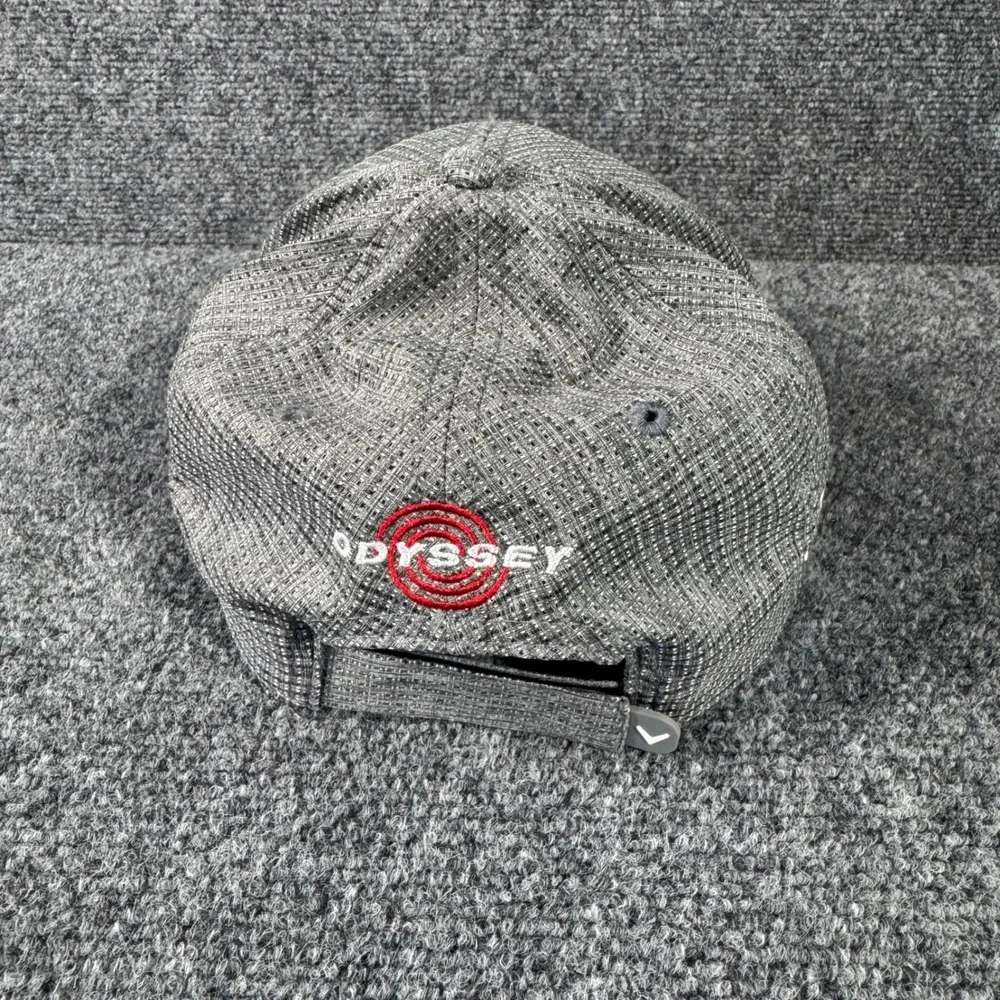 Callaway Golf Hat Grey Textured Adjustable Cap Chrome Soft Apex‎ Mavrik Odyssey